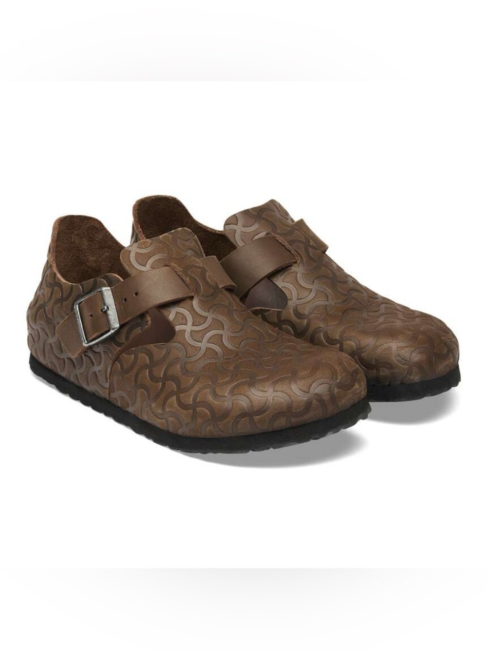 Birkenstock London Embossed Leather - Carafe Size 38N